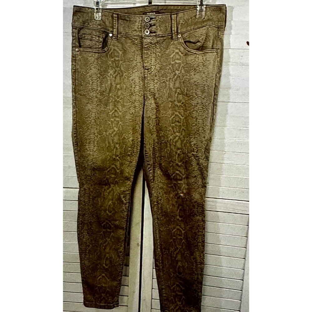 Torrid High Rise Jegging Tan Python Size 20 Regular NWT - Picture 1 of 3
